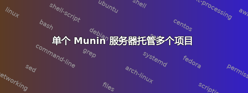 单个 Munin 服务器托管多个项目