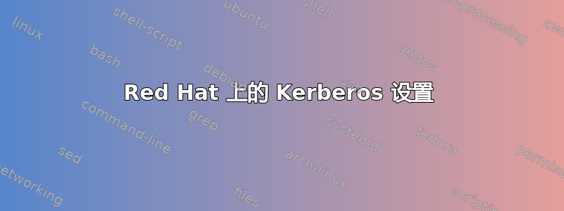 Red Hat 上的 Kerberos 设置