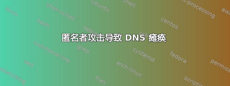 匿名者攻击导致 DNS 瘫痪