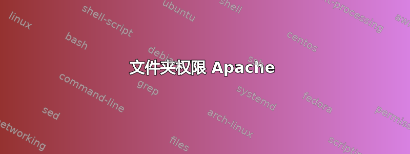 文件夹权限 Apache