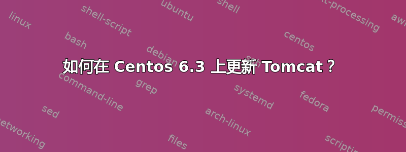 如何在 Centos 6.3 上更新 Tomcat？