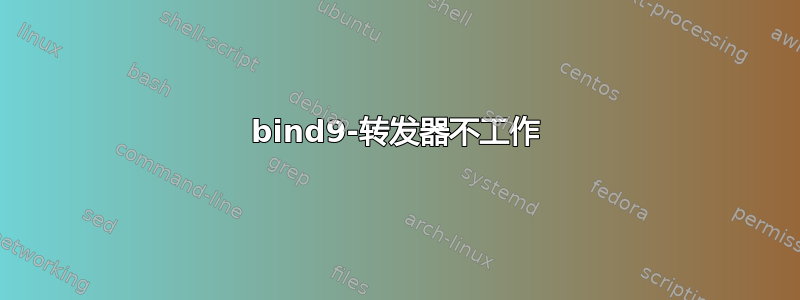 bind9-转发器不工作