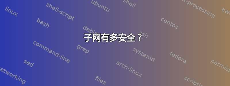 子网有多安全？