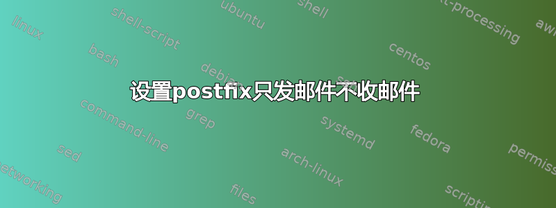 设置postfix只发邮件不收邮件