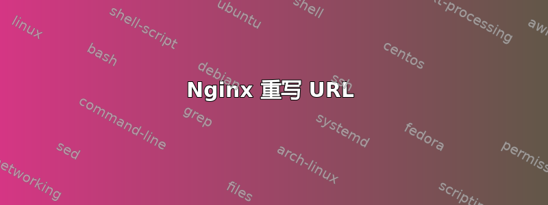 Nginx 重写 URL