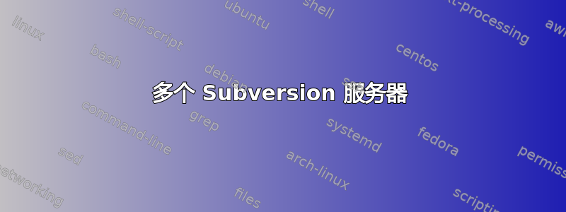 多个 Subversion 服务器