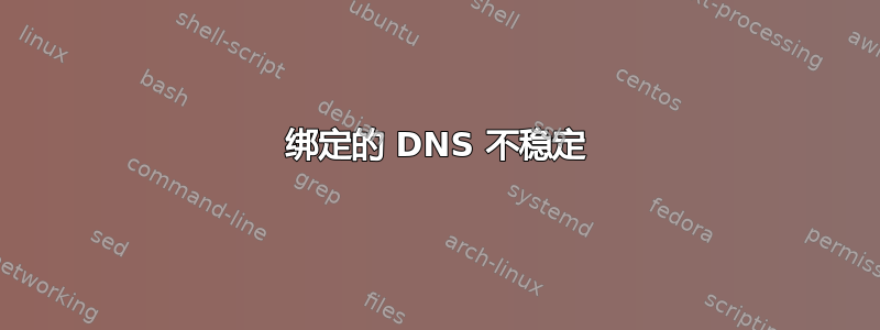 绑定的 DNS 不稳定