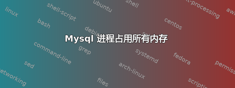 Mysql 进程占用所有内存