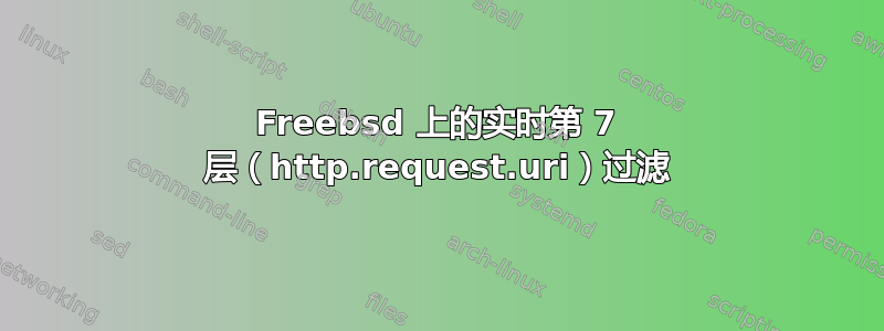 Freebsd 上的实时第 7 层（http.request.uri）过滤