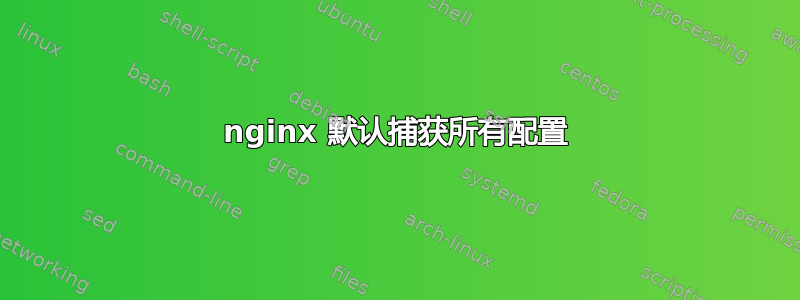 nginx 默认捕获所有配置