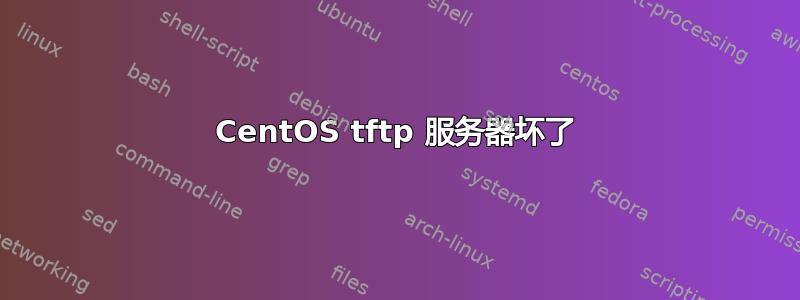 CentOS tftp 服务器坏了