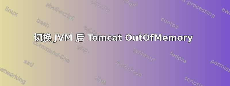 切换 JVM 后 Tomcat OutOfMemory