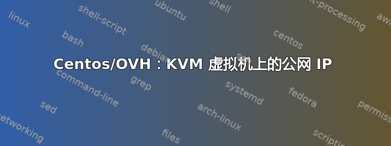 Centos/OVH：KVM 虚拟机上的公网 IP