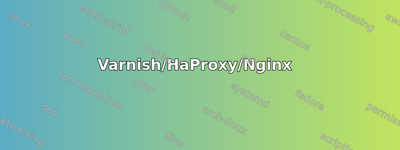 Varnish/HaProxy/Nginx 