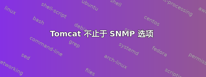 Tomcat 不止于 SNMP 选项