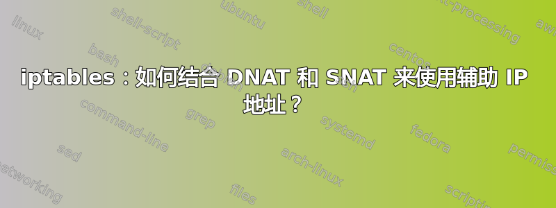 iptables：如何结合 DNAT 和 SNAT 来使用辅助 IP 地址？