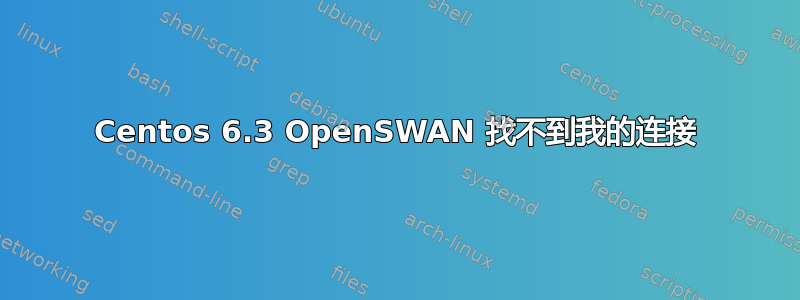 Centos 6.3 OpenSWAN 找不到我的连接