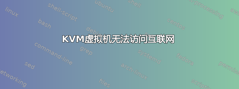 KVM虚拟机无法访问互联网