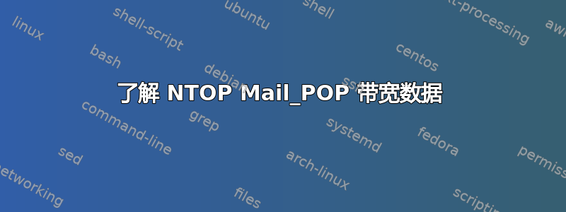 了解 NTOP Mail_POP 带宽数据