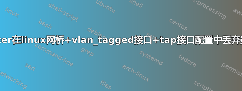 rp_filter在linux网桥+vlan_tagged接口+tap接口配置中丢弃数据包