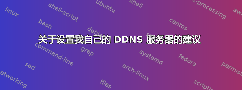 关于设置我自己的 DDNS 服务器的建议