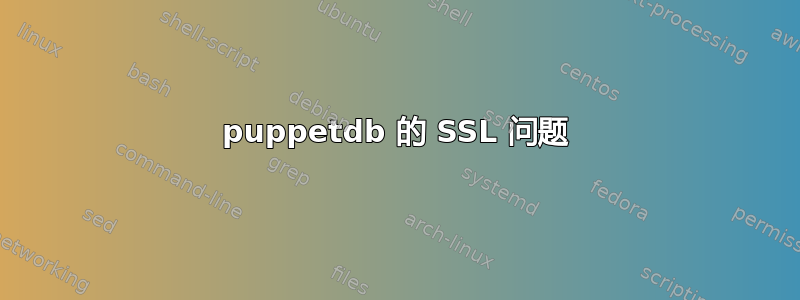 puppetdb 的 SSL 问题