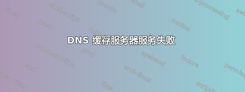 DNS 缓存服务器服务失败