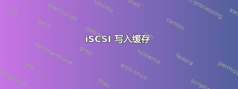 iSCSI 写入缓存