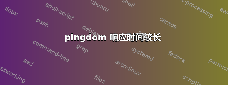 pingdom 响应时间较长