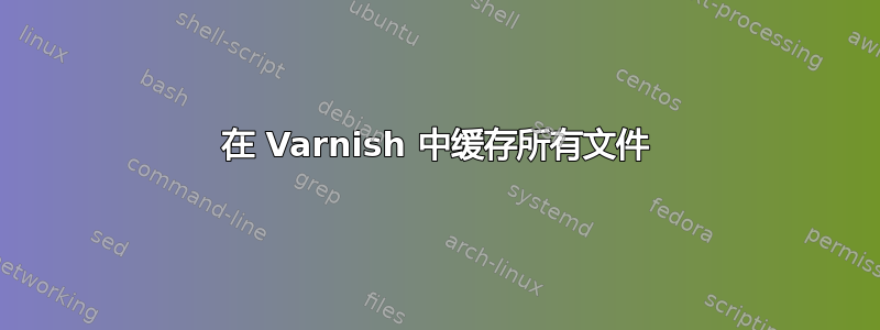 在 Varnish 中缓存所有文件