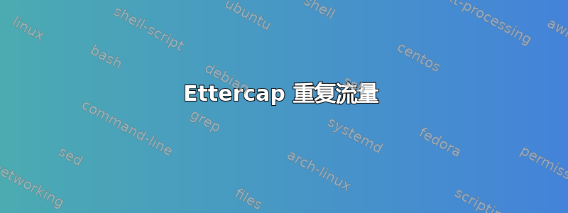 Ettercap 重复流量