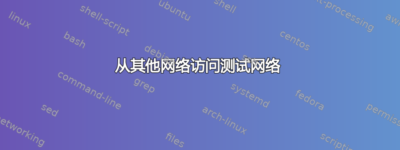 从其他网络访问测试网络