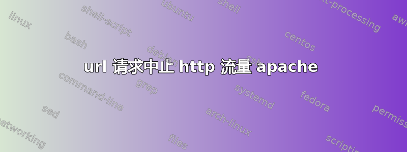 url 请求中止 http 流量 apache