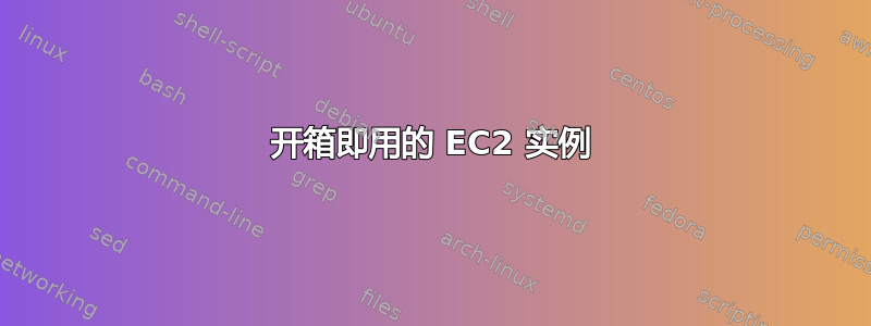 开箱即用的 EC2 实例