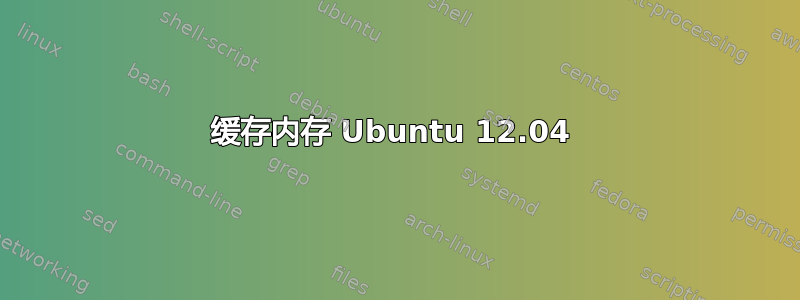 缓存内存 Ubuntu 12.04 