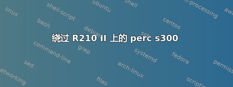 绕过 R210 II 上的 perc s300