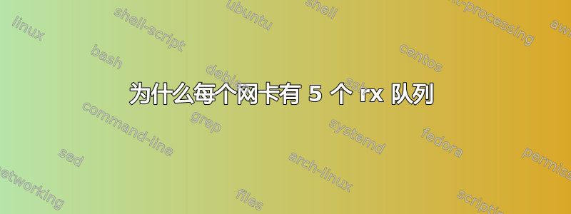 为什么每个网卡有 5 个 rx 队列