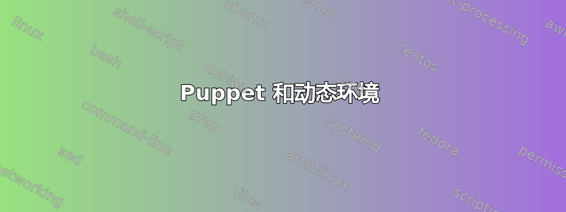 Puppet 和动态环境