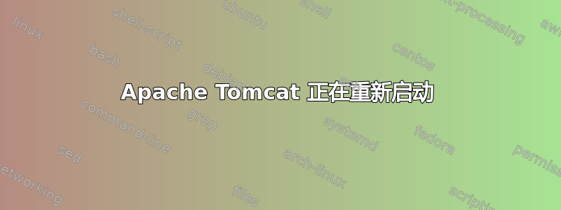 Apache Tomcat 正在重新启动