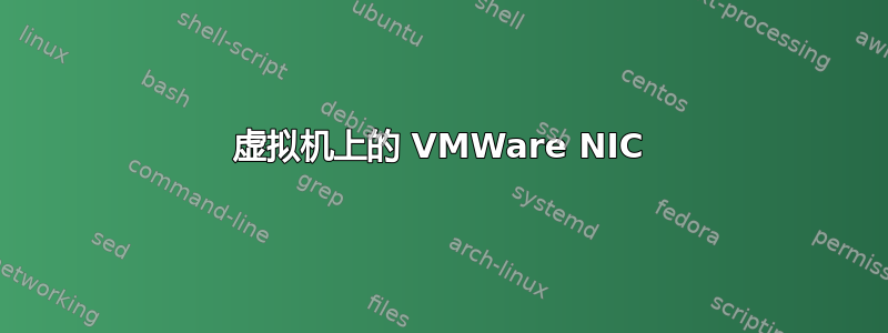 虚拟机上的 VMWare NIC