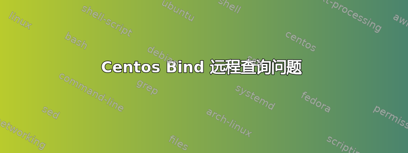 Centos Bind 远程查询问题