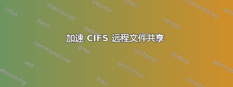 加速 CIFS 远程文件共享