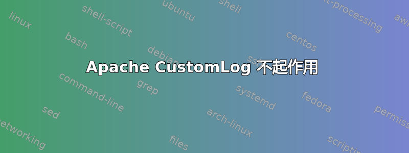 Apache CustomLog 不起作用