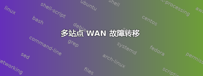 多站点 WAN 故障转移