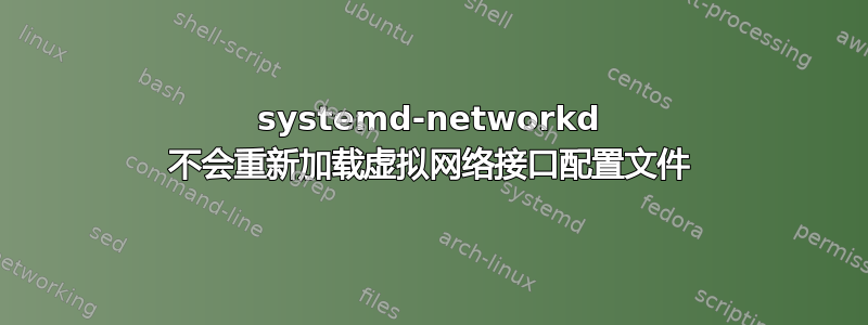 systemd-networkd 不会重新加载虚拟网络接口配置文件