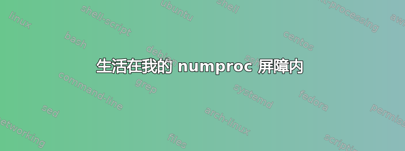 生活在我的 numproc 屏障内