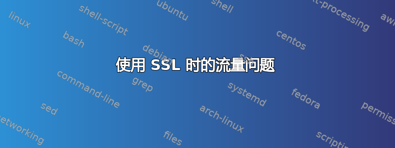 使用 SSL 时的流量问题