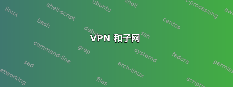 VPN 和子网