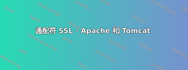 通配符 SSL - Apache 和 Tomcat