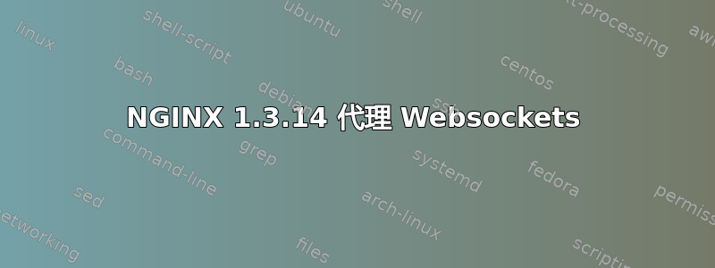 NGINX 1.3.14 代理 Websockets